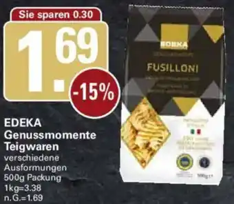 WEZ EDEKA Genussmomente Teigwaren Angebot