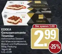 WEZ EDEKA Genussmomente Tiramisu Angebot