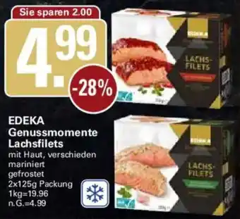 WEZ EDEKA Genussmomente Lachsfilets Angebot