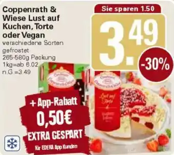 WEZ Coppenrath & Wiese Lust auf Kuchen, Torte oder Vegan Angebot