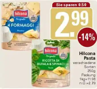 WEZ Hilcona Pasta Angebot