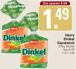 WEZ Harry Dinkel Sandwich Angebot