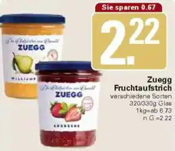 WEZ Zuegg Fruchtaufstrich Angebot