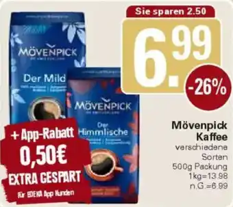WEZ Mövenpick Kaffee Angebot