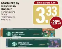 WEZ Starbucks by Nespresso Kapseln Angebot