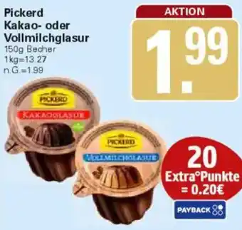 WEZ Pickerd Kakao- oder Vollmilchglasur Angebot