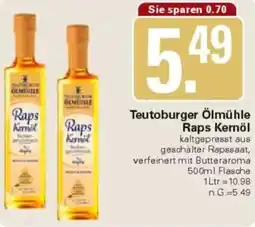 WEZ Teutoburger Ölmühle Raps Kernöl Angebot