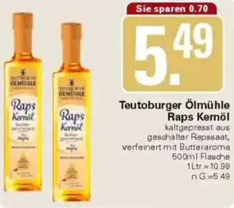 WEZ Teutoburger Ölmühle Raps Kernöl Angebot