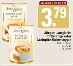 WEZ Jürgen Langbein Pfifferling- oder Steinpilz-Rahmsuppe Angebot