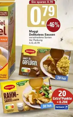 WEZ Maggi Delikatess Saucen Angebot