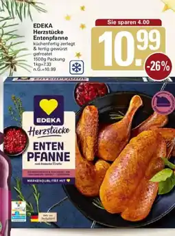 WEZ EDEKA Herzstücke Entenpfanne Angebot