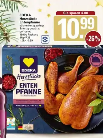 WEZ EDEKA Herzstücke Entenpfanne Angebot