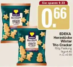 WEZ EDEKA Herzstücke Winter Trio Cracker Angebot