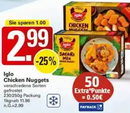 WEZ Iglo Chicken Nuggets Angebot