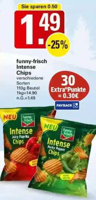 WEZ funny-frisch Intense Chips Angebot