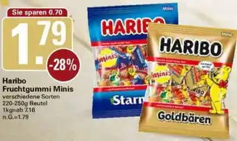 WEZ Haribo Fruchtgummi Minis Angebot