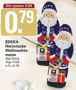 WEZ EDEKA Herzstücke Weihnachtsmann Angebot