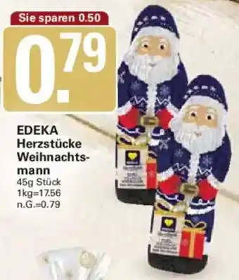 WEZ EDEKA Herzstücke Weihnachtsmann Angebot