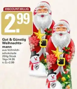 WEZ Gut & Günstig Weihnachtsmann Angebot