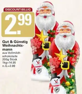WEZ Gut & Günstig Weihnachtsmann Angebot
