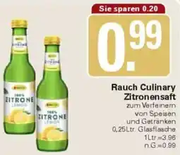 WEZ Rauch Culinary Zitronensaft Angebot