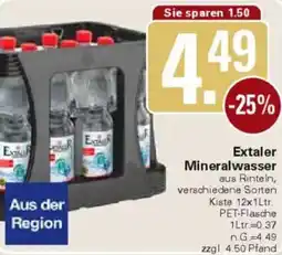 WEZ Extaler Mineralwasser Angebot
