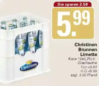 WEZ Christinen Brunnen Limette Angebot