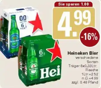 WEZ Heineken Bier Angebot