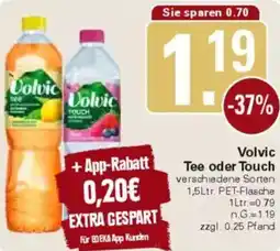 WEZ Volvic Tee oder Touch Angebot