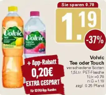 WEZ Volvic Tee oder Touch Angebot