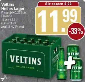 WEZ Veltins Helles Lager Angebot