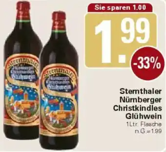 WEZ Sternthaler Nürnberger Christkindles Glühwein Angebot