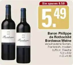 WEZ Baron Philippe de Rothschild Bordeaux Weine Angebot