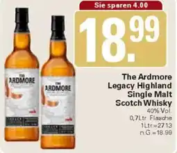 WEZ The Ardmore Legacy Highland Single Malt Scotch Whisky Angebot