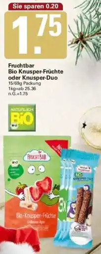 WEZ Fruchtbar Bio Knusper-Früchte oder Knusper-Duo Angebot