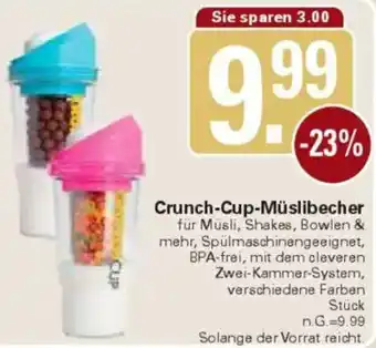 WEZ Crunch-Cup-Müslibecher Angebot