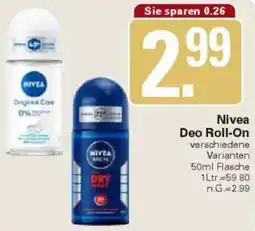 WEZ Nivea Deo Roll-On Angebot