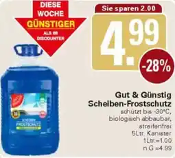WEZ Gut & Günstig Scheiben-Frostschutz Angebot