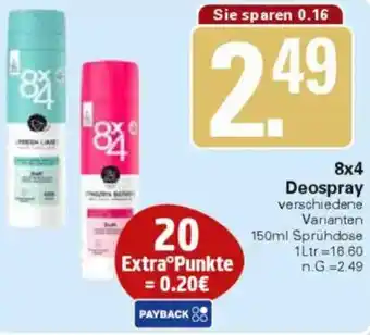 WEZ 8x4 Deospray Angebot