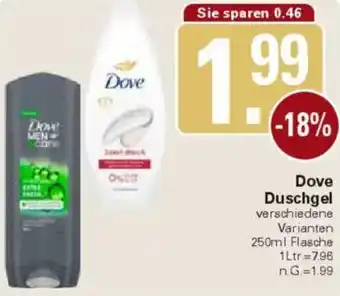 WEZ Dove Duschgel Angebot