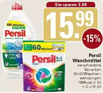 WEZ Persil Waschmittel Angebot