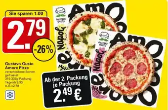 WEZ Gustavo Gusto Amore Pizza Angebot