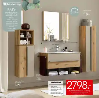 Zurbrüggen Musterring Badkombination, 3-teilig Angebot