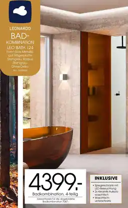 Zurbrüggen LEONARDO Badkombination, 4-teilig Angebot