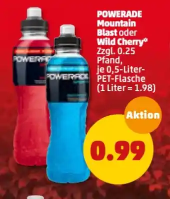 PENNY Powerade Mountain Blast oder Wild Cherry Angebot