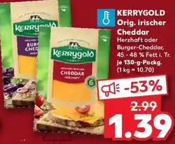 Kaufland KERRYGOLD Orig. irischer Cheddar Angebot