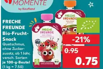 Kaufland FRECHE FREUNDE Bio-Frucht- Snack Angebot