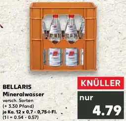 Kaufland BELLARIS Mineralwasser Angebot