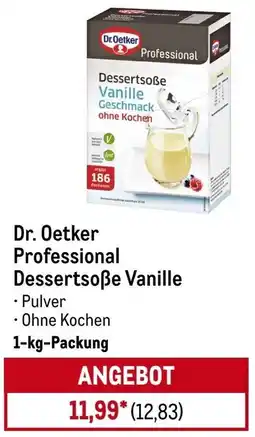 METRO Dr. Oetker Professional Dessertsoẞe Vanille Angebot