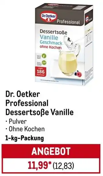 METRO Dr. Oetker Professional Dessertsoẞe Vanille Angebot